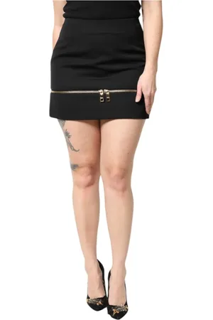 Dolce & Gabbana Dame, Skjørt, Svart, 2XS