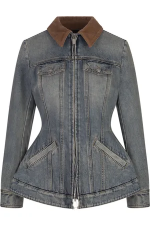 Alexander McQueen Dame, Jakker, Blå, S