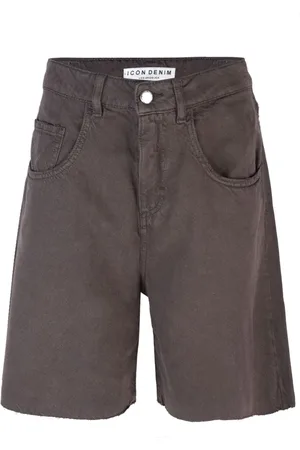 Icon Denim Dame, Shorts, Brun, W27