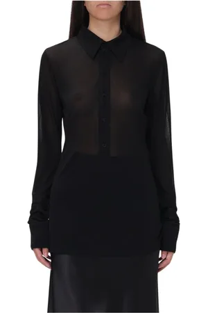 Saint Laurent Dame, Topper, Svart, M