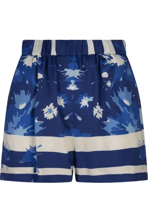 Msgm Dame, Shorts, Blå, 2XS