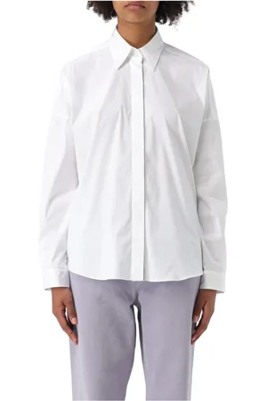 Brunello Cucinelli Dame, Bluser & Skjorter, Hvit, S