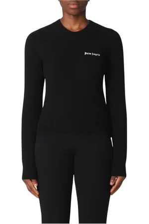 Palm Angels Dame, Strikkevarer, Svart, M