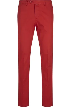 Kiton Herre, Bukser, Rød, W35