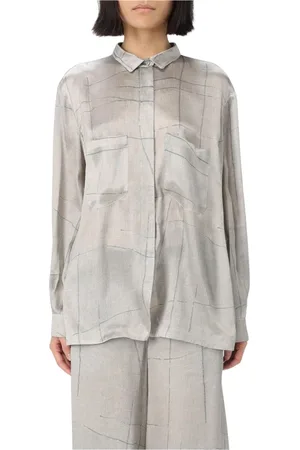 Giorgio Armani Dame, Bluser & Skjorter, Grå, S
