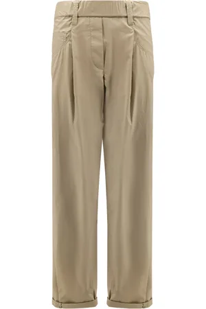 Brunello Cucinelli Dame, Bukser, Grønn, 2XS
