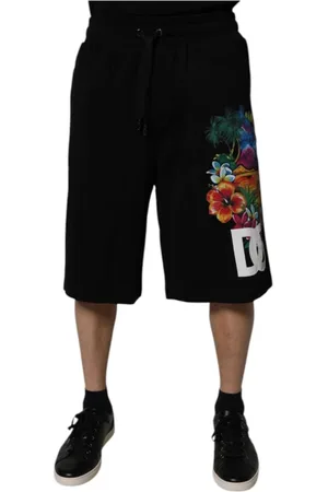 Dolce & Gabbana Herre, Shorts, Svart, 4XL