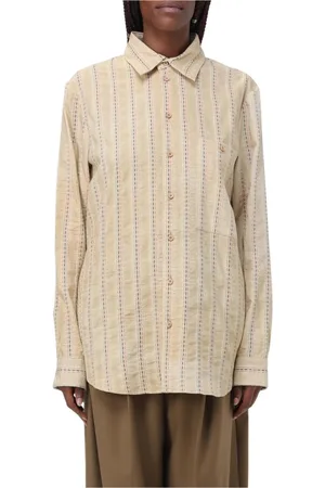 UMA WANG Dame, Bluser & Skjorter, Brun, M