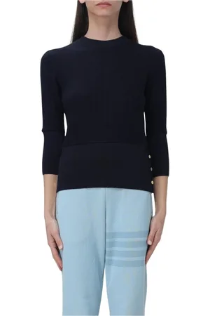 Thom Browne Dame, Strikkevarer, Blå, M