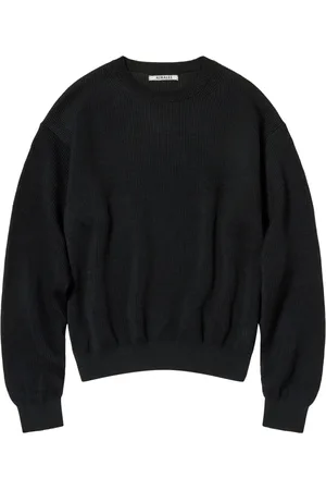 Auralee Herre, Strikkevarer, Svart, XL