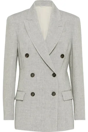 Brunello Cucinelli Dame, Jakker, Grå, XS