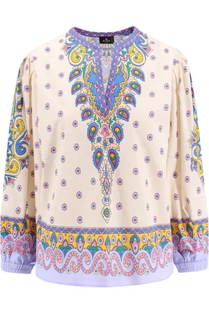 Etro Dame, Bluser & Skjorter, Flerfarget, 2XS