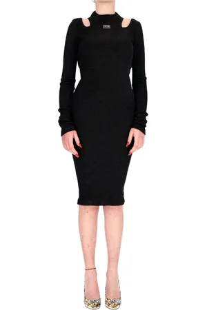 VERSACE Dame, Kjoler, Svart, S