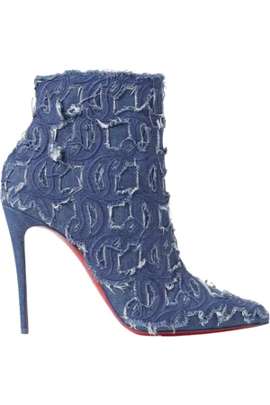 Christian Louboutin Dame, Sko, Blå, 37 1/2 EU