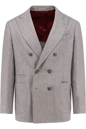 Brunello Cucinelli Herre, Jakker, Grå, L