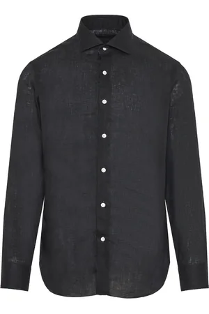 BARBA Herre, Skjorter, Svart, 4XL