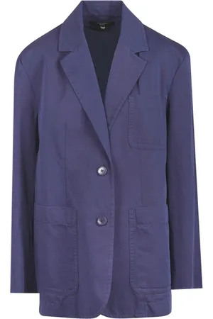Max Mara Dame, Jakker, Blå, 2XS