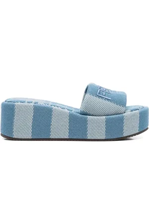 Fendi Dame, Sko, Blå, 37 1/2 EU