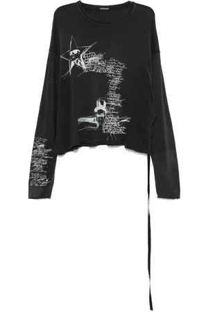 ANN DEMEULEMEESTER Herre, Topper, Svart, M