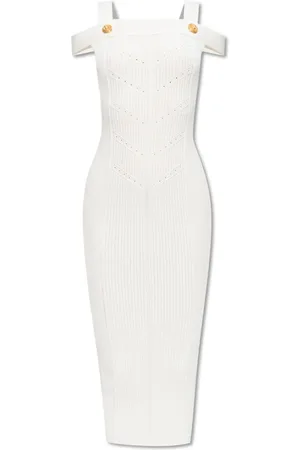 Balmain Dame, Kjoler, Hvit, L