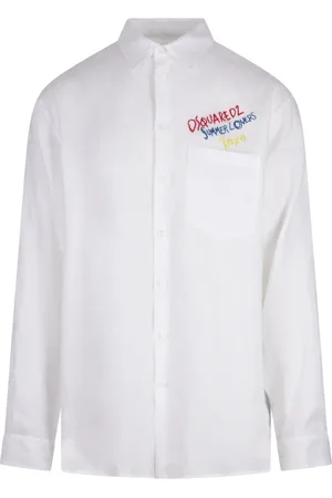 Dsquared2 Herre, Skjorter, Hvit, S
