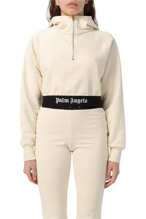 Palm Angels Dame, Gensere & Hettegensere, Hvit, M