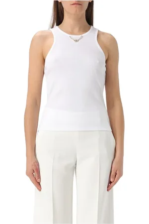 Twin-Set Dame, Topper, Hvit, XL