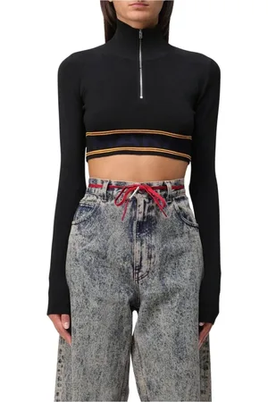 Marni Dame, Strikkevarer, Svart, 2XS