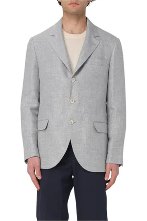 Brunello Cucinelli Herre, Jakker, Grå, 3XL