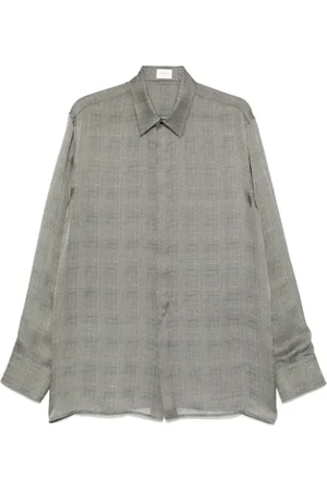Saint Laurent Herre, Skjorter, Grå, M