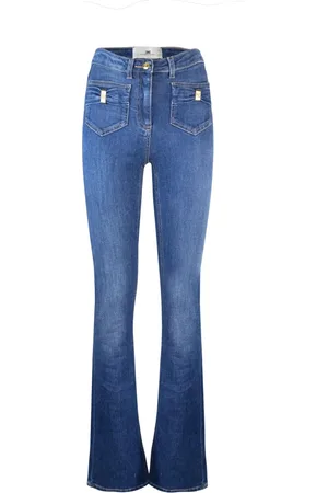 Elisabetta Franchi Dame, Jeans, Blå, W27