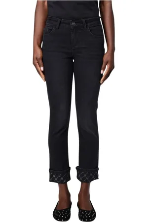 Liu Jo Dame, Jeans, Svart, W33