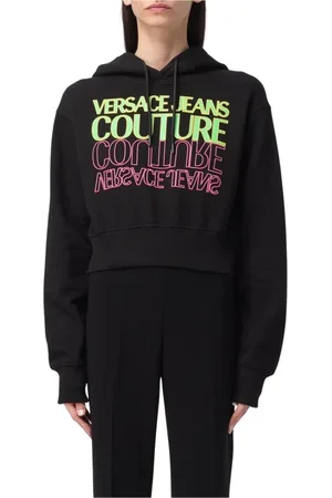 VERSACE Dame, Gensere & Hettegensere, Svart, 2XS
