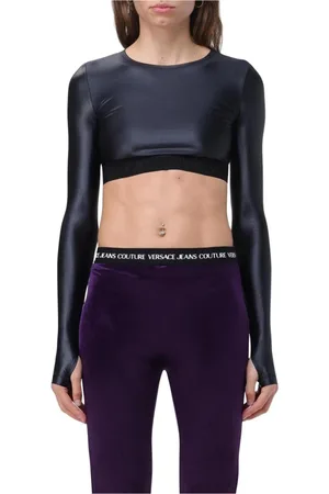 VERSACE Dame, Topper, Svart, M