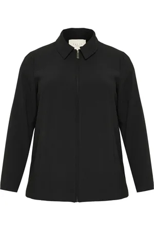 Kaffe Dame, Jakker, Svart, 5XL