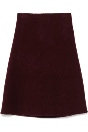 Jil Sander Dame, Skjørt, Rød, L