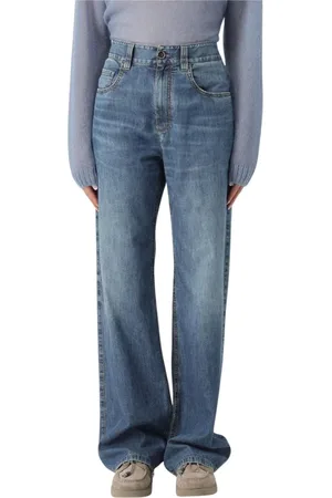 Brunello Cucinelli Dame, Jeans, Blå, S