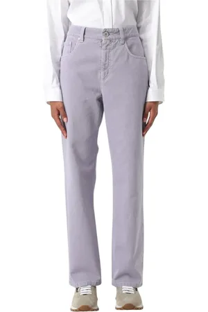 Brunello Cucinelli Dame, Jeans, Lilla, S