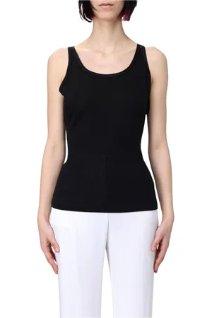 HUGO BOSS Dame, Topper, Svart, XS
