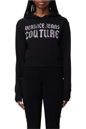 VERSACE Dame, Gensere & Hettegensere, Svart, XS