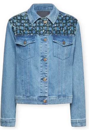 Elena Miro Dame, Jakker, Blå, 6XL