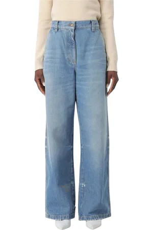 Palm Angels Dame, Jeans, Blå, W26