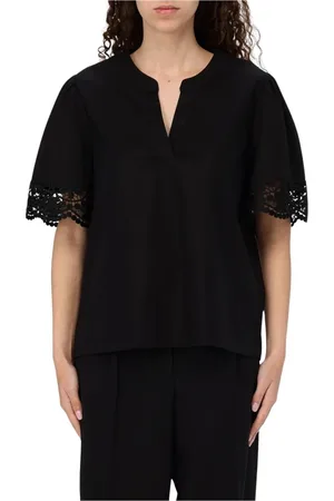 Twin-Set Dame, Bluser & Skjorter, Svart, XL