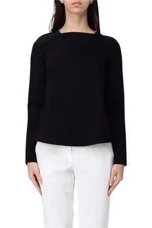 Emporio Armani Dame, Strikkevarer, Svart, XS