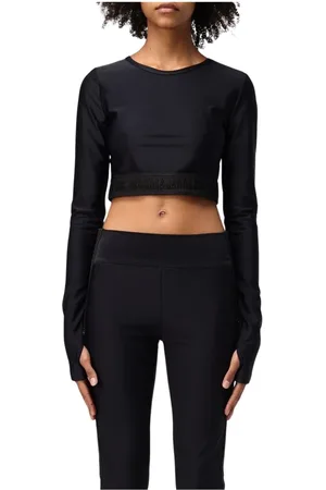 VERSACE Dame, Topper, Svart, 2XS