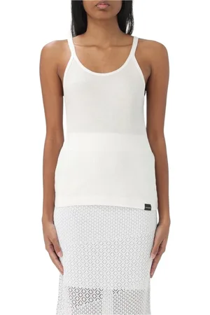 Pinko Dame, Topper, Hvit, L