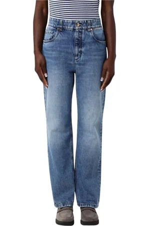 Brunello Cucinelli Dame, Jeans, Blå, S