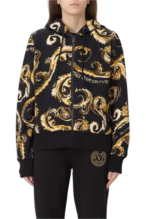 VERSACE Dame, Gensere & Hettegensere, Svart, M