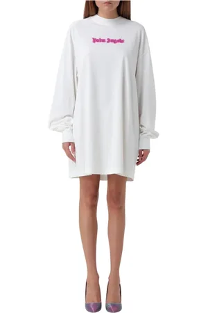 Palm Angels Dame, Kjoler, Hvit, S