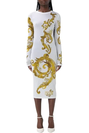 VERSACE Dame, Kjoler, Hvit, S